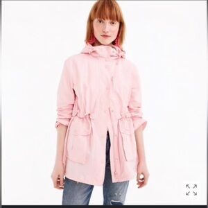 J. Crew Blush Perfect Rain Jacket